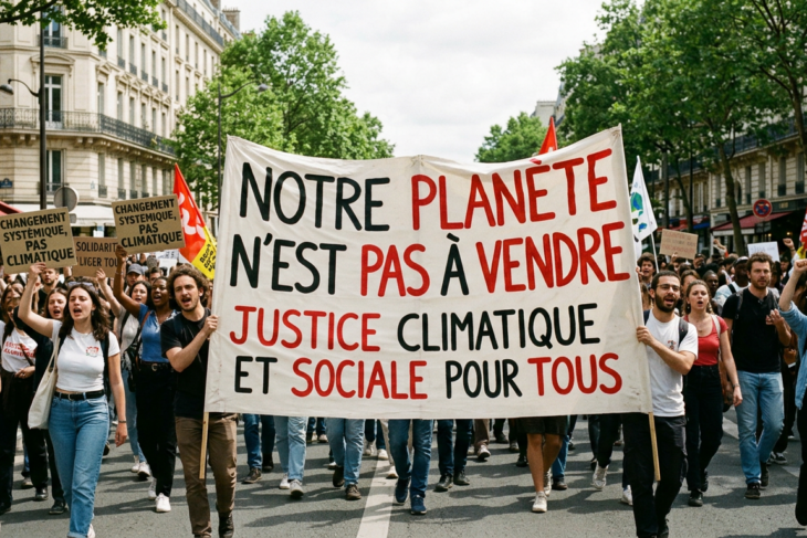Ajouter texte engagé en français sur image