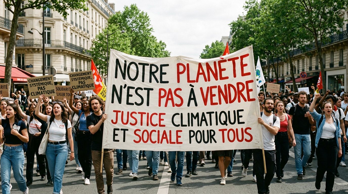 Ajouter texte engagé en français sur image